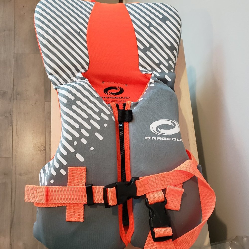 Infant Child 0-30 LBS Life Vest Preserver O'Rageous
